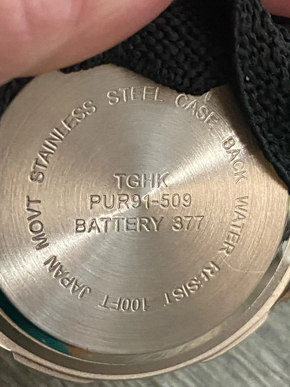Vintage PURITAN #PUR91-509 Water Resistant Stainless Steel Working NEW Battery